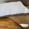 MATERAC Z WEŁNY ALPAKA ALPINA + CAMEL CIEMNY 100x200