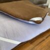 MATERAC Z WEŁNY ALPAKA ALPINA + CAMEL CIEMNY 100x200