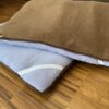 MATERAC Z WEŁNY ALPAKA ALPINA + CAMEL CIEMNY 100x200