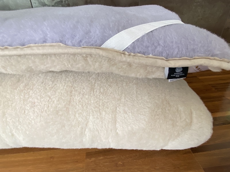 MATERAC Z WEŁNY ALPAKA ALPINA + CAMEL JASNY 100x200