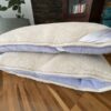 MATERAC Z WEŁNY ALPAKA ALPINA + CAMEL JASNY 100x200