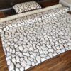POŚCIEL Z WEŁNY KASZMIR GIRAFFE + KASZMIR CARO 140X200 + PODKŁAD