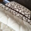 POŚCIEL Z WEŁNY KASZMIR GIRAFFE + KASZMIR CARO 140X200 + PODKŁAD