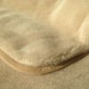 KOŁDRA Z WEŁNY CAMEL WIELBŁĄDZIEJ CAPPUCCINO 140x200