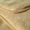 KOŁDRA Z WEŁNY CAMEL WIELBŁĄDZIEJ CAPPUCCINO 140x200