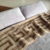POŚCIEL Z WEŁNY ALPAKI ALPINA + CAMEL GREKA 220X200 + PODKŁAD