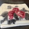 KOC Z WEŁNY MERYNOS RED ROSE 220x200