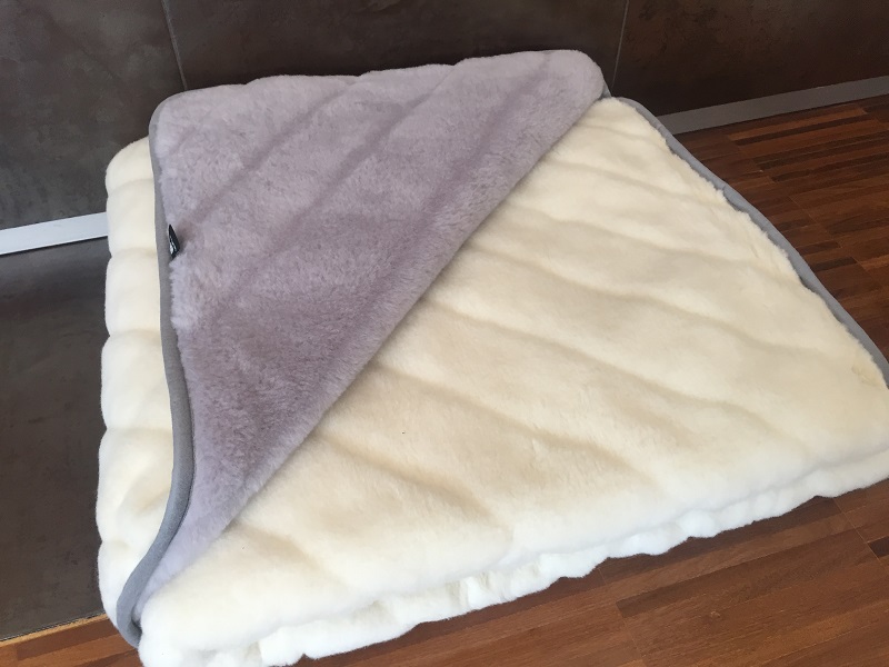 KOŁDRA Z WEŁNY ALPAKI ALPINA PASY + KASZMIR PASY 160x200