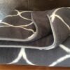 KOŁDRA Z WEŁNY ALPAKI CIEMNEJ ORIENT + ALPAKA GŁADKA 180x200