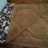 KOŁDRA Z WEŁNY CAMEL CIEMNY BROWN 200x200