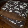 KOŁDRA Z WEŁNY CAMEL CIEMNY BROWN 200x200