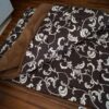 KOŁDRA Z WEŁNY CAMEL CIEMNY BROWN 200x200