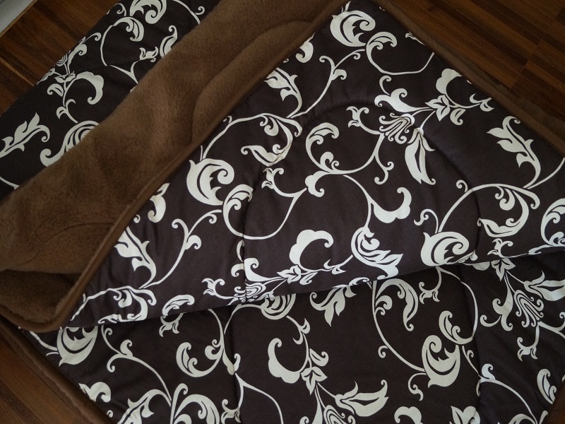 KOŁDRA Z WEŁNY CAMEL CIEMNY BROWN 200x200