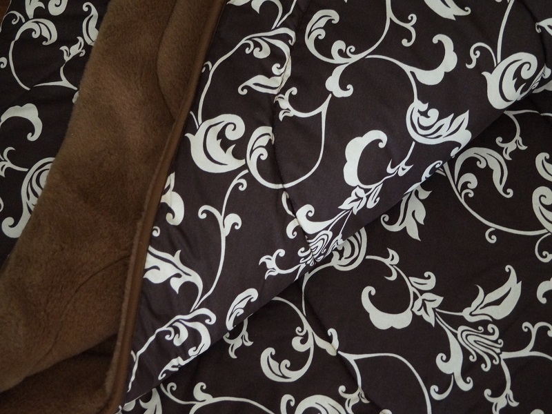 KOŁDRA Z WEŁNY CAMEL CIEMNY BROWN 200x200