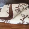 KOŁDRA Z WEŁNY CAMEL CIEMNY + KASZMIR SZLACHECKI 140x200