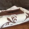 KOŁDRA Z WEŁNY CAMEL CIEMNY + KASZMIR SZLACHECKI 140x200