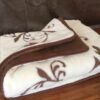 KOŁDRA Z WEŁNY CAMEL CIEMNY + KASZMIR SZLACHECKI 140x200