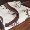 KOŁDRA Z WEŁNY CAMEL CIEMNY + KASZMIR SZLACHECKI 140x200