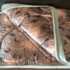 KOŁDRA Z WEŁNY WIELBŁĄDZIEJ CAMEL JASNY KWIAT LOTOSU 140x200