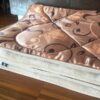KOŁDRA Z WEŁNY WIELBŁĄDZIEJ CAMEL JASNY KWIAT LOTOSU 140x200