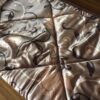 KOŁDRA Z WEŁNY WIELBŁĄDZIEJ CAMEL CIEMNY KWIAT LOTOSU 180x200