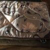 KOŁDRA Z WEŁNY WIELBŁĄDZIEJ CAMEL CIEMNY KWIAT LOTOSU 180x200