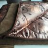 KOŁDRA Z WEŁNY WIELBŁĄDZIEJ CAMEL CIEMNY KWIAT LOTOSU 180x200
