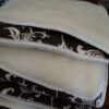 KOŁDRA Z WEŁNY KASZMIR BROWN ORIENT 220x200
