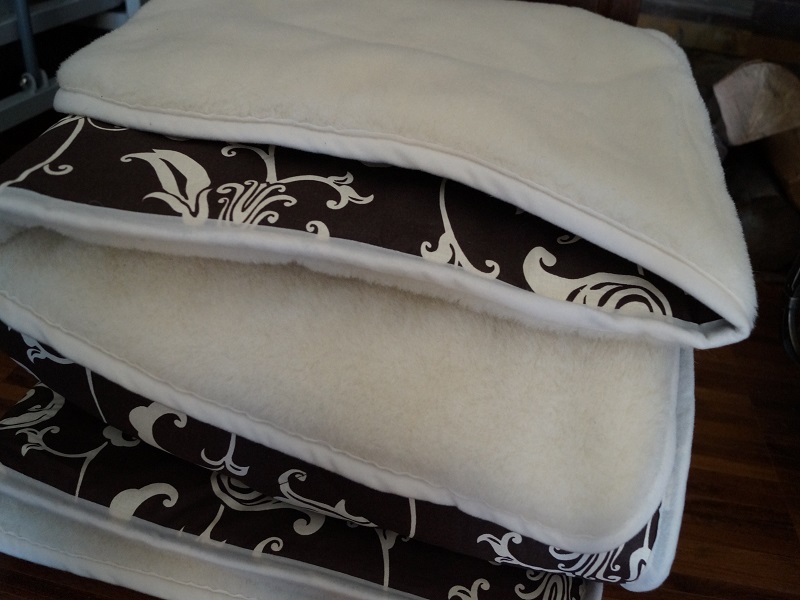 KOŁDRA Z WEŁNY KASZMIR BROWN ORIENT 220x200