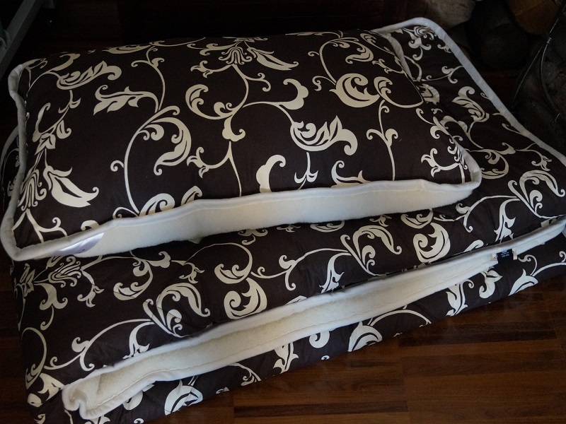 KOŁDRA Z WEŁNY KASZMIR BROWN ORIENT 220x200