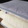 MATERAC Z WEŁNY ALPAKA ALPINA + KASZMIR GŁADKI  90x200