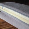 MATERAC Z WEŁNY ALPAKA ALPINA + KASZMIR GŁADKI  90x200