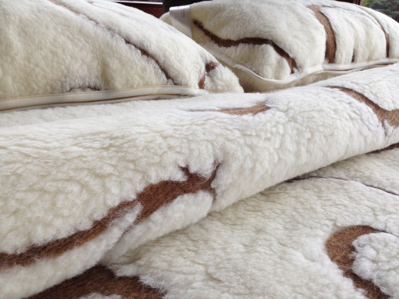 POŚCIEL Z WEŁNY MERYNOS TUMBLER LUNA 160x200 + MATERAC