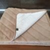 POŚCIEL Z WEŁNY ALPAKI ALPINA PASY + CAMEL JASNY PASY 200x200 + PODKŁAD