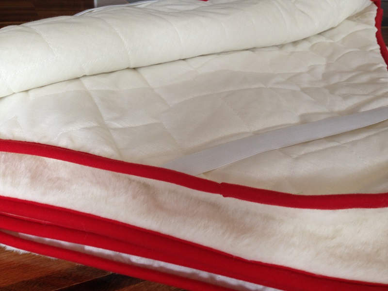 PODKŁAD WEŁNIANY KASZMIR LUX RED 100x200